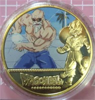 Dragon Ball Z Super 24K gold-plated coin