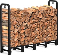 AMAGABELI GARDEN & HOME 5ft Firewood Log Rack Outd