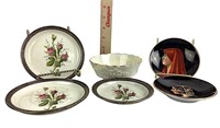 Assorted china. Lennox gold rimmed bowl.  Set of