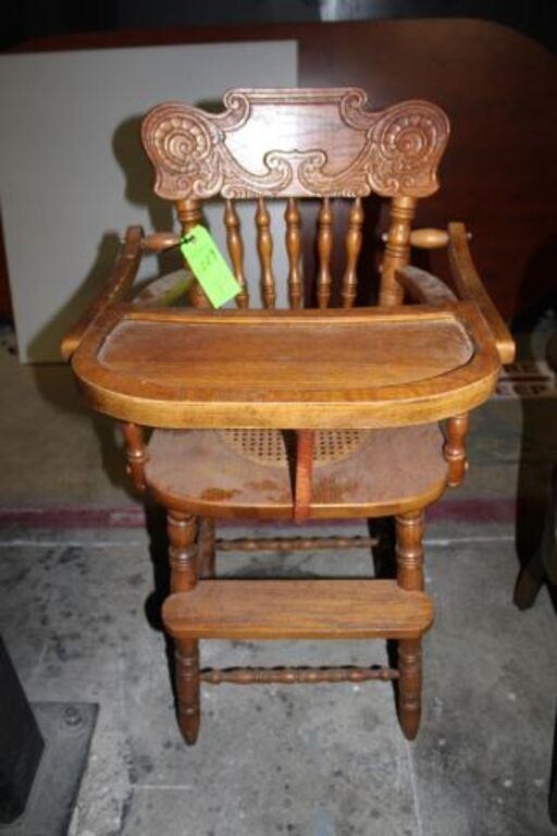 Wooden High Chair