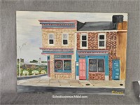 Signed Painting of Downtown Millsboro