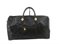 Versace Black Boston Bag