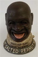 VINTAGE CAST IRON "SMILIN' SAM" MECHANICAL BANK