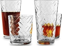 12-Piece Glassware Set 6-15.75 oz + 6-12.5 oz