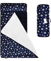MOONSEA NAVY BLUE TODDLER NAP MAT WITH REMOVABLE