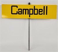 Vintage Metal Campbell Seed Advertising Spinner