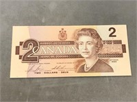 1986 CANADA $2 BILL
