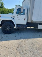 International box truck, S1900, diesel, 1988,