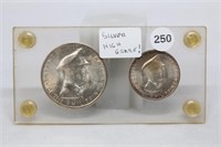 1947 BU Silver Philippines One Peso and Fifty
