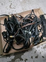 Flat of vintage small appliance cords