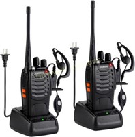 Baofeng Walkie Talkies 888S Rechargeable 2pack