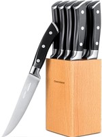 Steak Knives Set of 8, Non Serrated Steak Knives