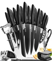 Home Hero Kitchen Knife Set with Sharpener