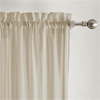 Swift Home 63-in Taupe Light Filtering Rod Pocket