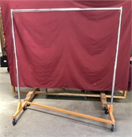 Commercial Store Rolling Clothes Rack