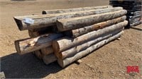 Bdle Of 20 6" to 10" x8' Pine Cant Logs