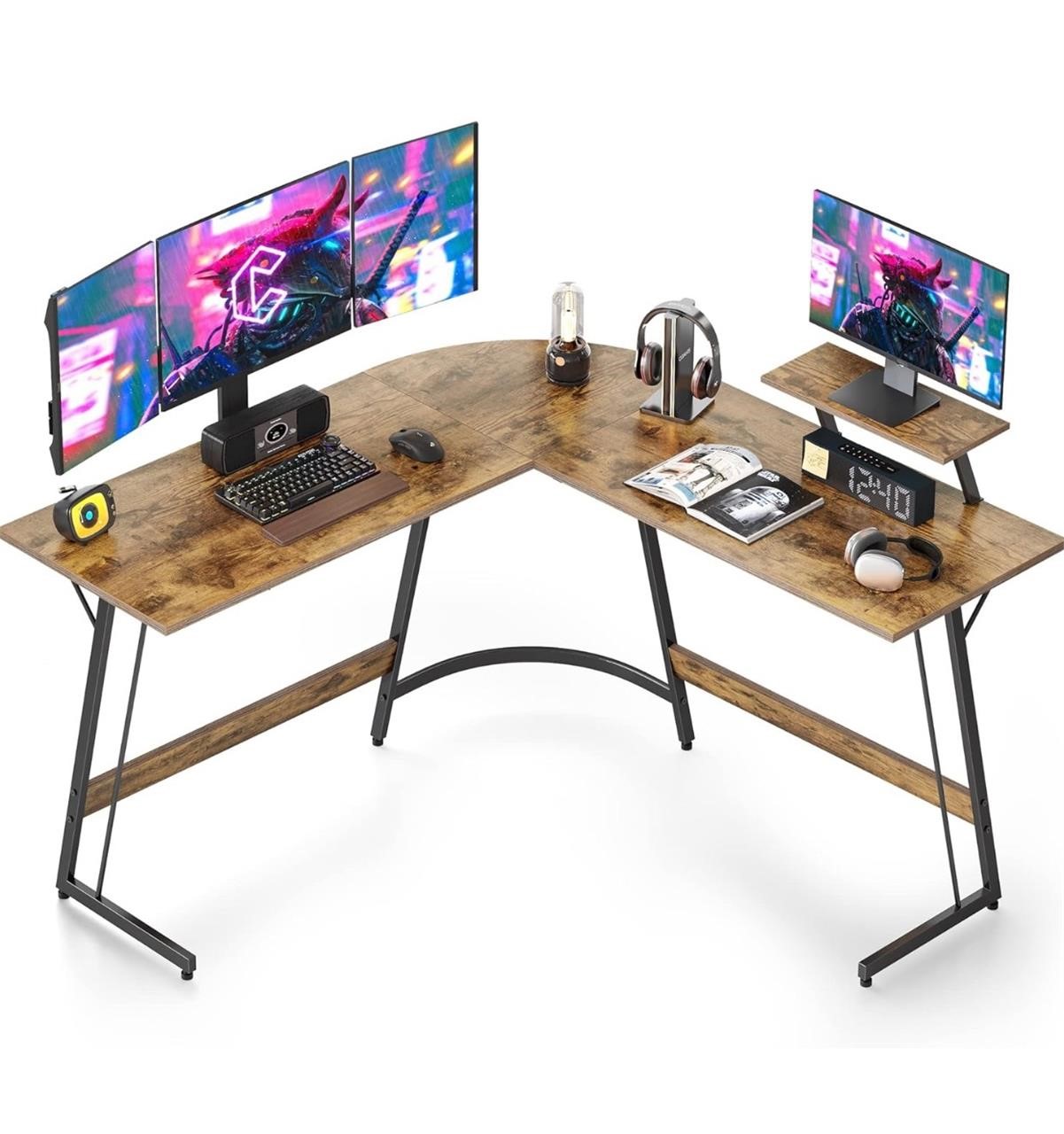 NEW $162 (52.1") L Shaped Desk