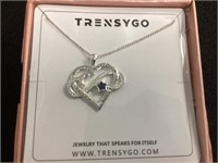 TRENSYGO NECKLACE AND HEART NECKLACE