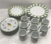 American Atelier Dinnerware (8 plates, side