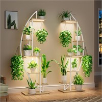BACEKOLL Plant Stand Indoor with Grow Lights, 6 T