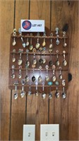 Spoons with wall mount