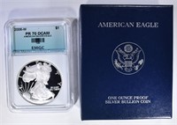 2006-W AMERICAN SILVER EAGLE EMGC
