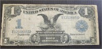 US Large Note $1 Silver Certificate Currency
