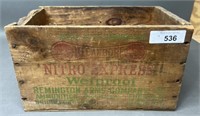 Remington Nitro Express 16ga Wood Shotshell Box