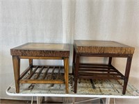 2pc LaCor Amali Side Tables Slight Mismatch Size