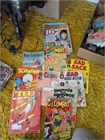 Vintage comic books Casper Sad Sack etc