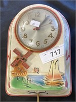 Vintage Sessions windmill clock.
