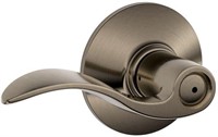 (N) Schlage F40ACC620 Accent Privacy Lever, Antiqu