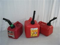 3 Gasoline Jugs