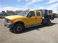 2000 Ford F450 Crew Cab Dump Truck