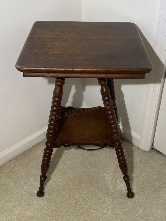 Antique Spindle Leg Parlor Table