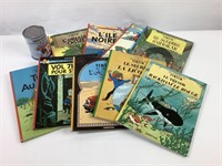 9 BD Tintin dont Vol 714 pour Sydney, l'ile Noire