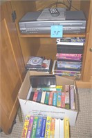 VCR/DVD combo, tapes, DVD;s, etc