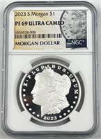2023-S Proof Morgan Dollar, NGC PF69 UCAM
