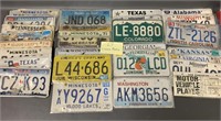 Lot of 27 Vintage U.S. License Plates