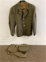 Vintage Soviet Military Uniform Set