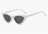 Women’s white cat sunglasses