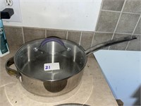 Stainless Covered Cookpan