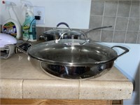 Stainless Covered Skillet