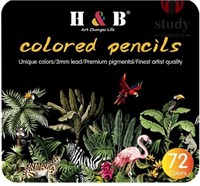 NEW & SEALED H&B 120 Colors Pencil Painting S