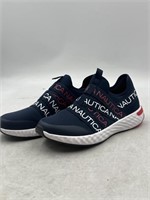 NEW 9.5 Nautica Navy Blue Red & White Shoes