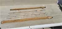 Vintage Bamboo Fly / Spinning Rod