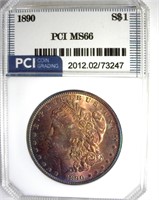 1890 Morgan MS66 LISTS $20000