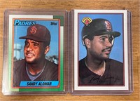 1989 & 1990 Sandy Alomar cards