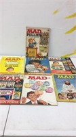 Late 60’s Mad magazines with Clock work orange