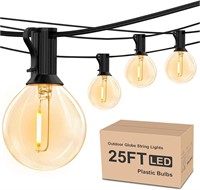 $30  RTTY Outdoor String Lights 25ft  G40 Led
